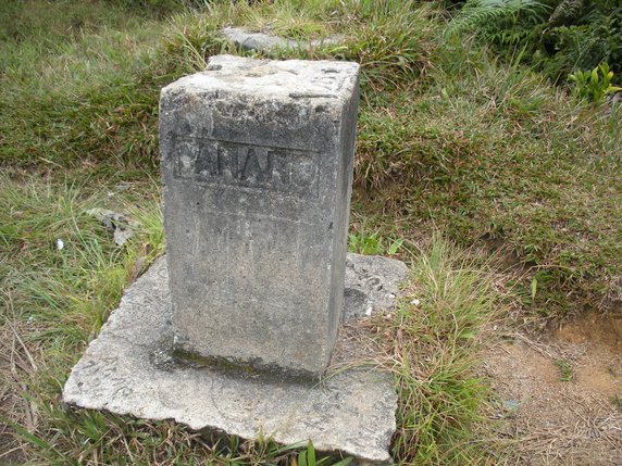 Trig Point at the Summit of Gunung Jasar Trig Point at the Summit of Gunung Jasar