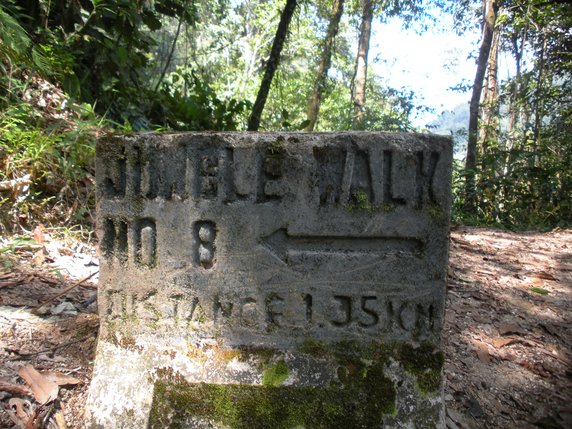 Sign near the Junction of Trails 9 and 8 Sign near the Junction of Trails 9 and 8