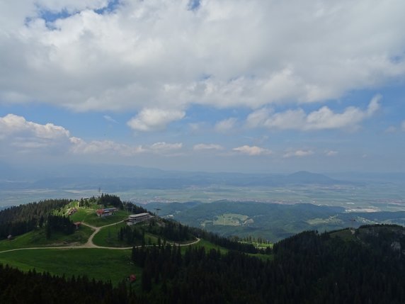 View from Postăvaru